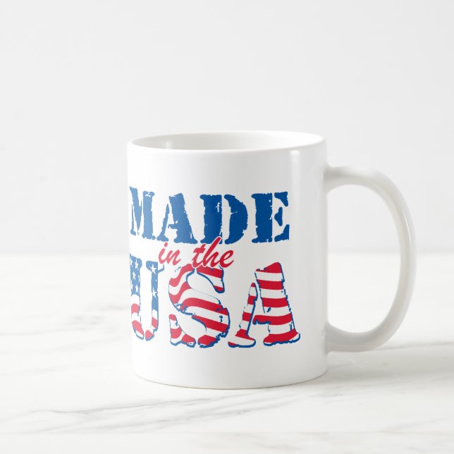 Caneca De Café Feito nos EUA (Direita)