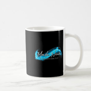 Caneca De Café Feito Novo Batismo 2 Coríntios 5_17 Fé Cristã