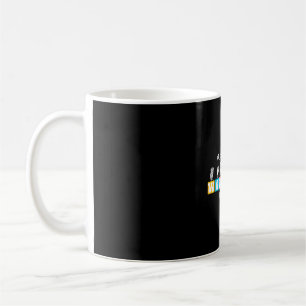 Caneca De Café Feito para adorar asl língua de sinais americana