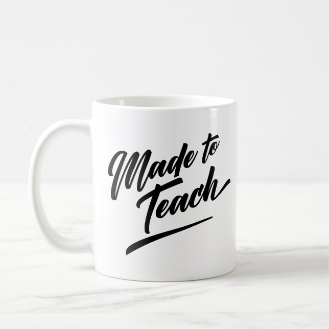 Caneca De Café Feito Para Ensino (Esquerda)