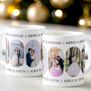Caneca De Café Felicidade e Casados 6 Lozenge Arredondado Foto