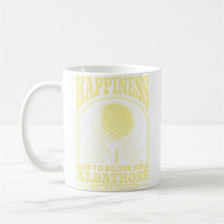 Caneca De Café Felicidade é marcar um Albatroz e testemunhar golf