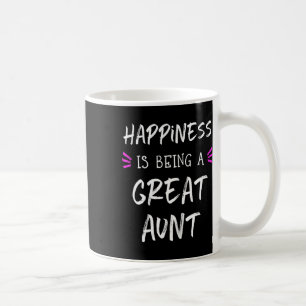 Caneca De Café Felicidade É Ser Uma Tia Excelente Cuta