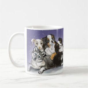 Caneca De Café Felicidade é um Natal Quente