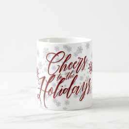 Caneca De Café Felicitações às Férias - Mug de Férias Elegante
