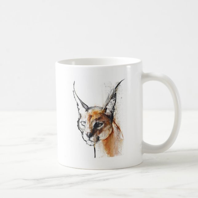 Caneca De Café Felino (Direita)