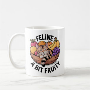 Caneca De Café Felino um Pouco Frutado - Gato Aconchegante