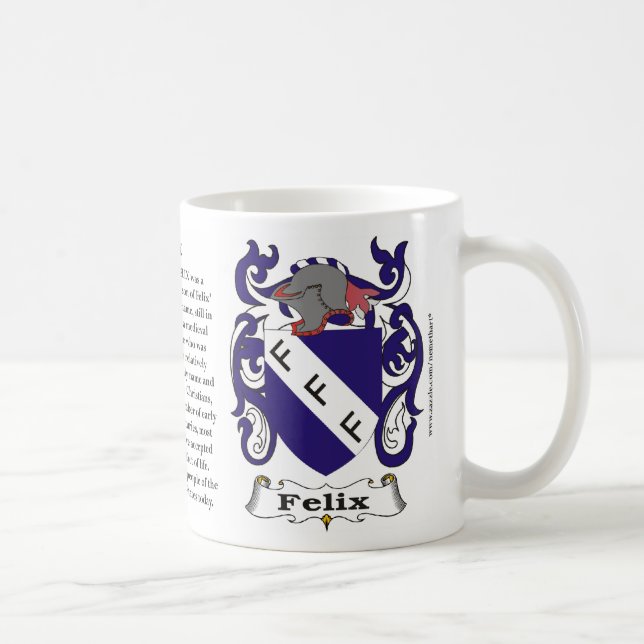 Caneca De Café Felix, história, significado e a crista (Direita)