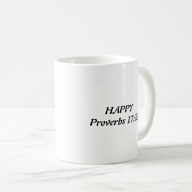 Caneca De Café Feliz  (Frente Esquerda)