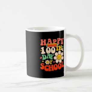 Caneca De Café Feliz 100º Dia De Professores Crianças De 100 Dias