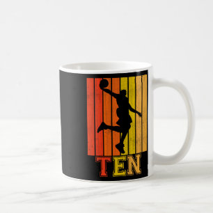 Caneca De Café Feliz 10.º Aniversário das Decorações Para Rapazes