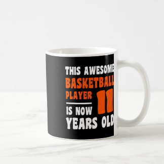 Caneca De Café Feliz 11 de aniversário de 11 anos Bysketbyll 11 B