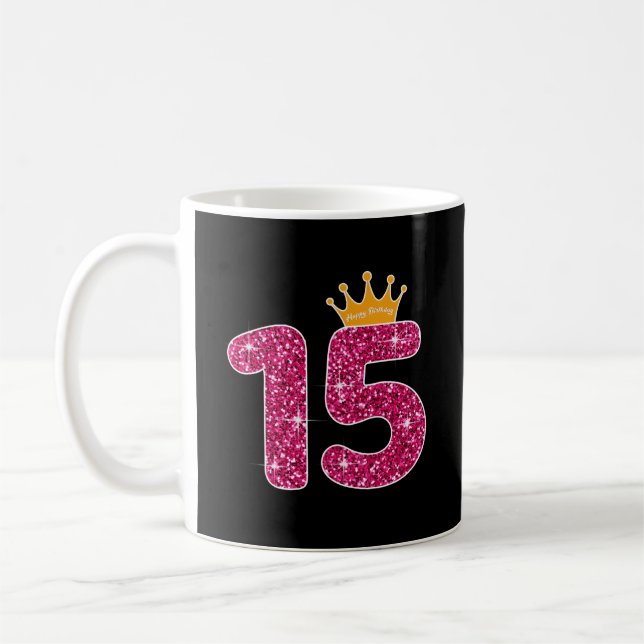 Caneca De Café Feliz 15 Anos De Ser Um 15 Incrível (Esquerda)