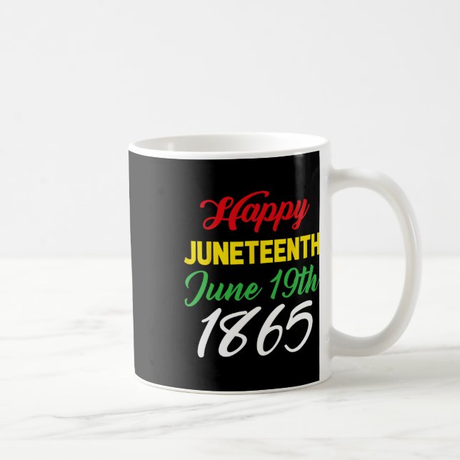 Caneca De Café Feliz 19 de junho de 1865 (Direita)