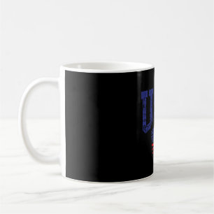 Caneca De Café Feliz 4 De Julho Bandeira Dos EUA Americano Orgulh