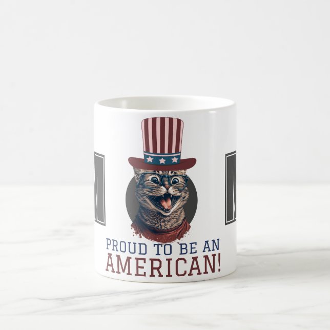 Caneca De Café Feliz 4 de julho Festa do Dia da Independência (Centro)