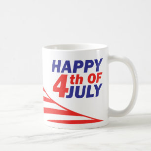 Caneca De Café Feliz 4 de julho Mug