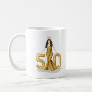 Caneca De Café feliz 50 anos