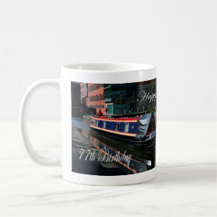 Caneca De Café Feliz 77.º Aniversário do Canal