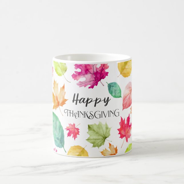 Caneca De Café Feliz Ação de Graças (Centro)