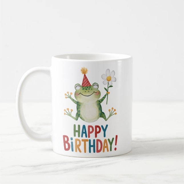 Caneca De Café Feliz aniversário (Esquerda)
