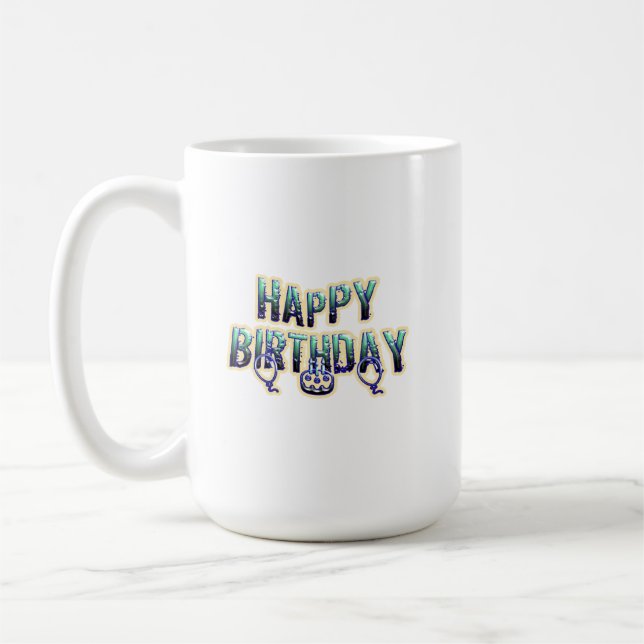 Caneca De Café Feliz aniversário (Esquerda)