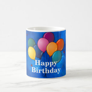 Caneca De Café Feliz Aniversário 