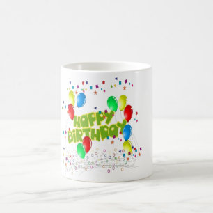 Caneca De Café Feliz aniversário