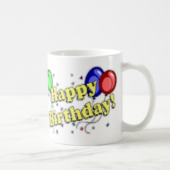 Caneca De Café Feliz aniversario (Direita)