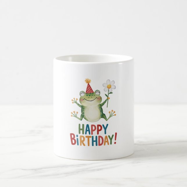 Caneca De Café Feliz aniversário (Centro)