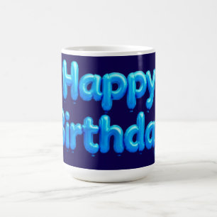 CANECA DE CAFÉ FELIZ ANIVERSÁRIO