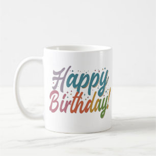 Caneca De Café Feliz aniversário Café Mug