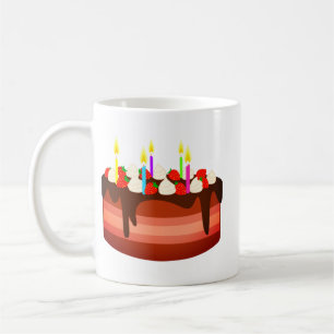 Caneca De Café Feliz aniversário, celebração