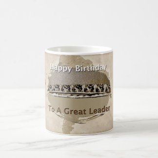 Caneca De Café Feliz Aniversário Chefe