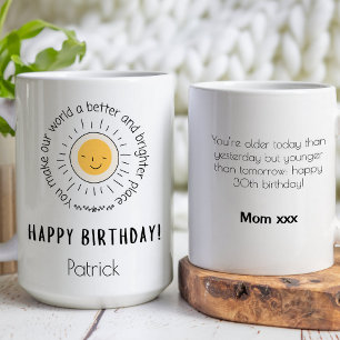 Caneca De Café Feliz aniversário da Celebração do Sol