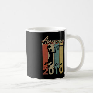 Caneca De Café Feliz Aniversário de 12, Basquete, 12 Anos, Espeta