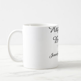 Caneca De Café Feliz aniversário de 30 anos para adicionar nome d