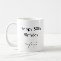 Feliz Aniversário de 50 anos Personalizado
