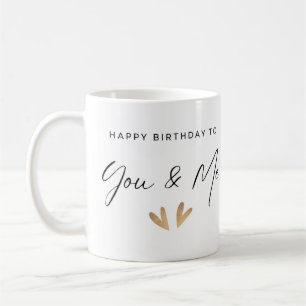 Caneca De Café Feliz Aniversário Gêmeos Mug