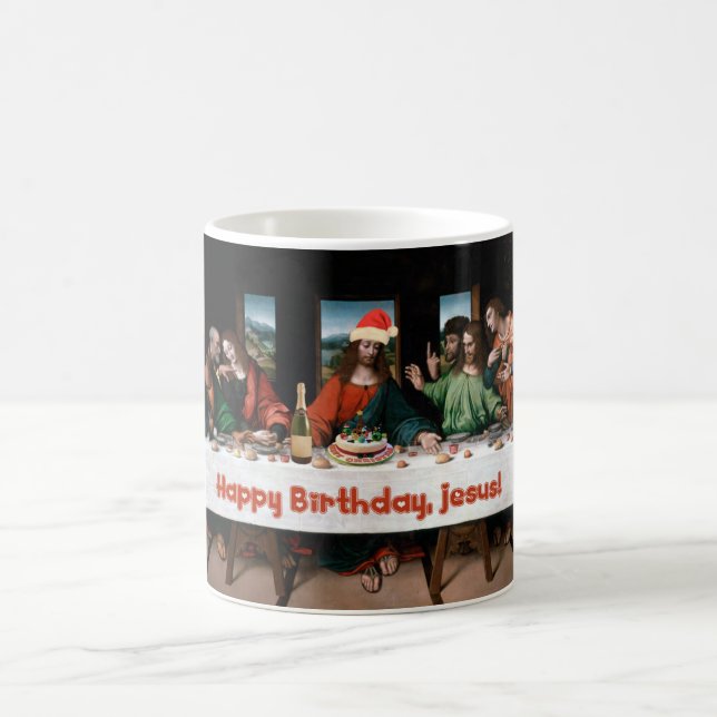 Caneca De Café Feliz aniversario, Jesus! (Centro)