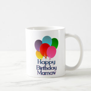 Caneca De Café Feliz aniversario Mamaw