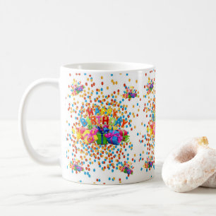 Caneca De Café Feliz Aniversário Mug