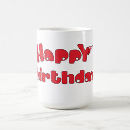 Caneca De Café Feliz Aniversário Mug