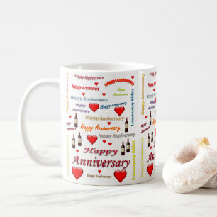 Caneca De Café Feliz Aniversário Mugs