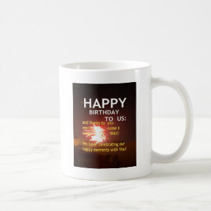 Caneca De Café Feliz aniversário para você