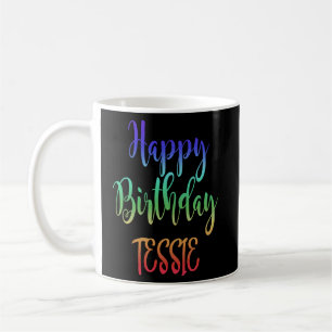 Caneca De Café Feliz aniversário Tessie Idea