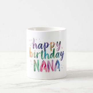Caneca De Café Feliz Aniversário Vovó