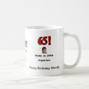 Caneca De Café Feliz aniversario Wendy