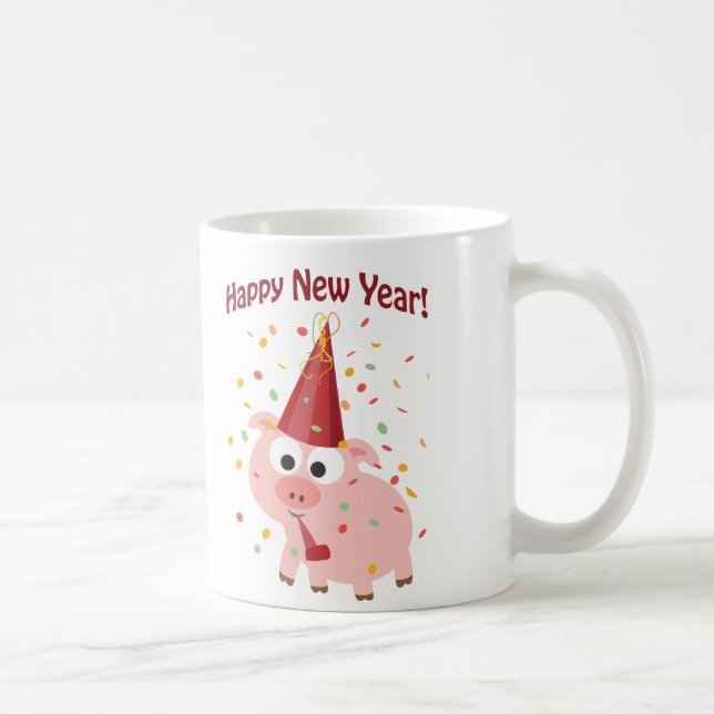 Caneca De Café Feliz ano novo (Direita)