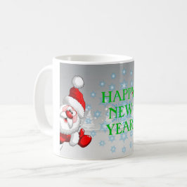 Caneca De Café Feliz ano novo 11 oz Classic Mug
